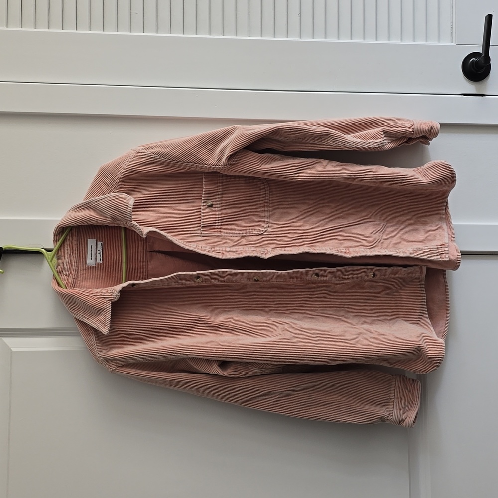 Pink Corduroy UO Overshirt